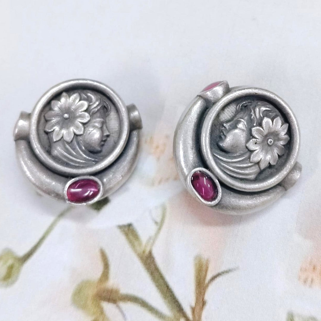 Padmavati Silver Earrings