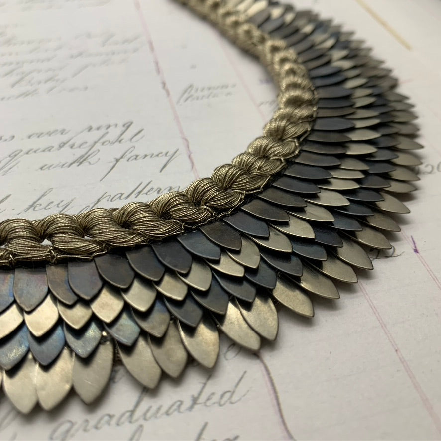 Eiderdown Oxidized black Necklace