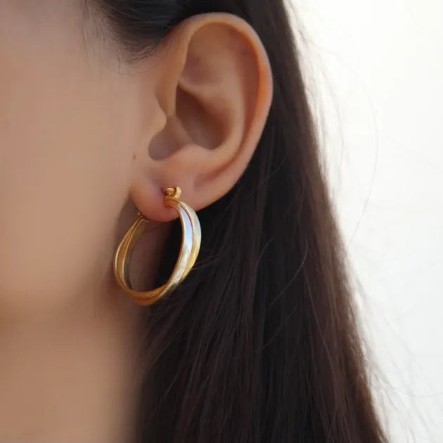 Dual Tone Hoops