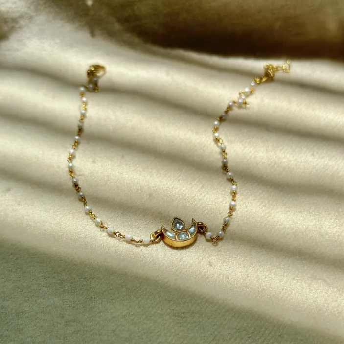 Chaand Pearl Anklet