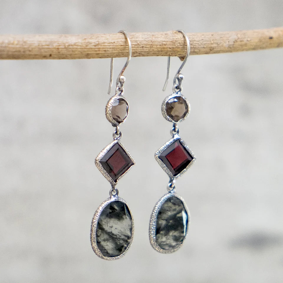 Smoky Quartz Earrings