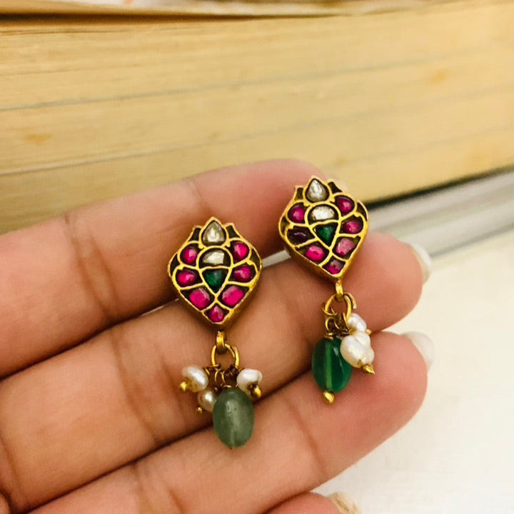 Exquisite Multicolor Gemstone Earrings