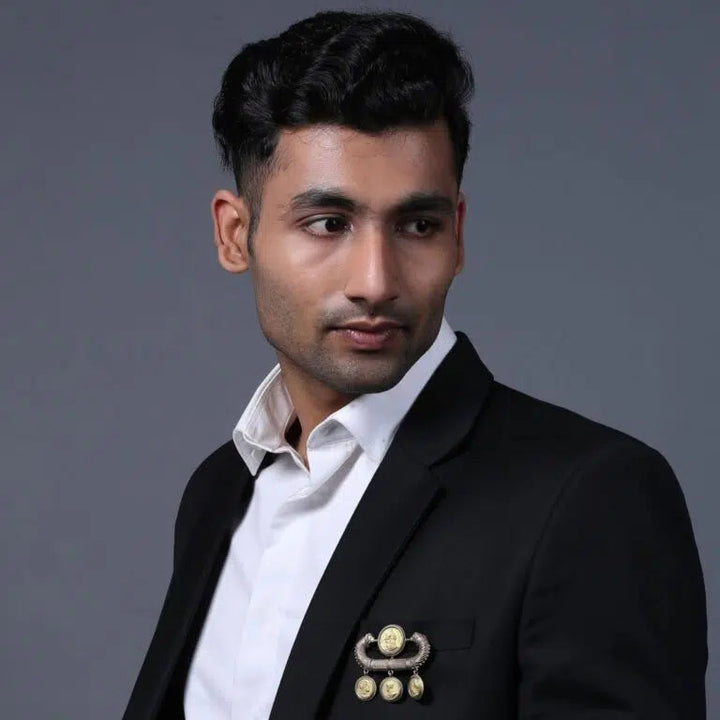 The Classical Coin Brooch