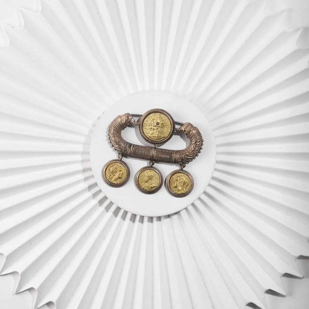 The Classical Coin Brooch