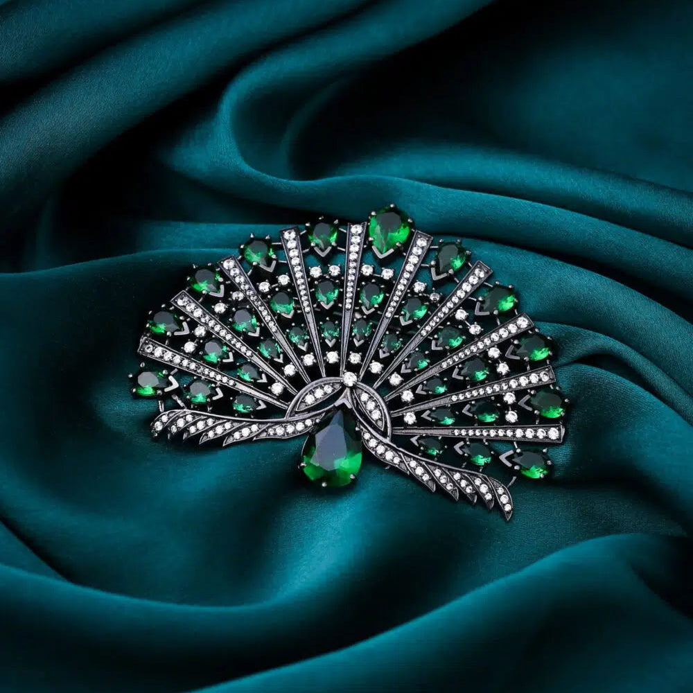Mayur Pankh Brooch