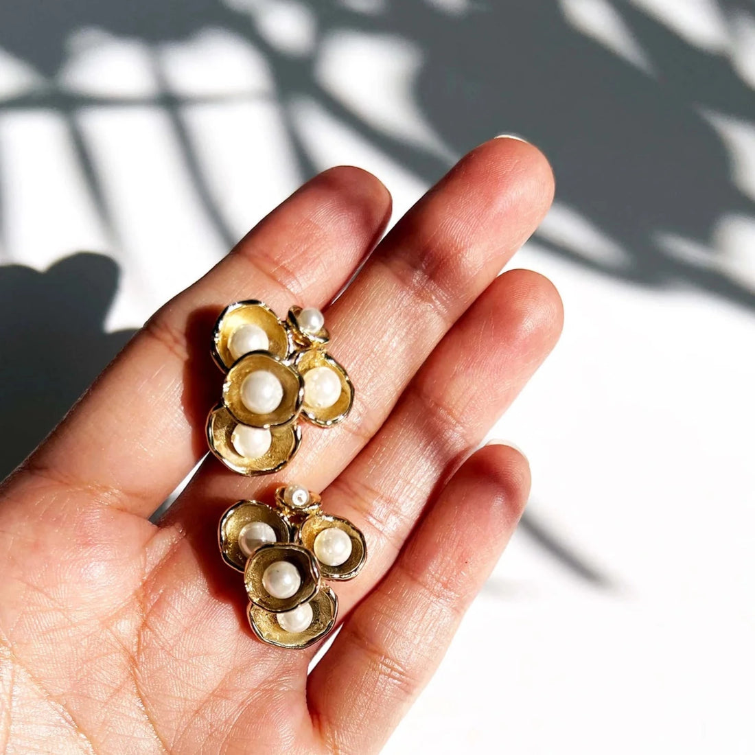 Keshi Pearl Barnacle Studs