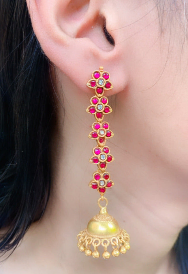 Five Step Grandeur Jhumkas