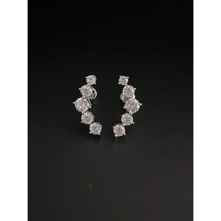 GRADED ROUND LOBE EARRING