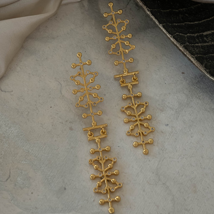 Millepora Long Studs Earrings