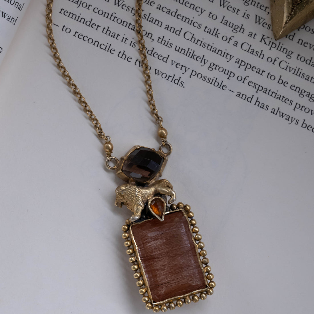 King Lion Pendant with Chain