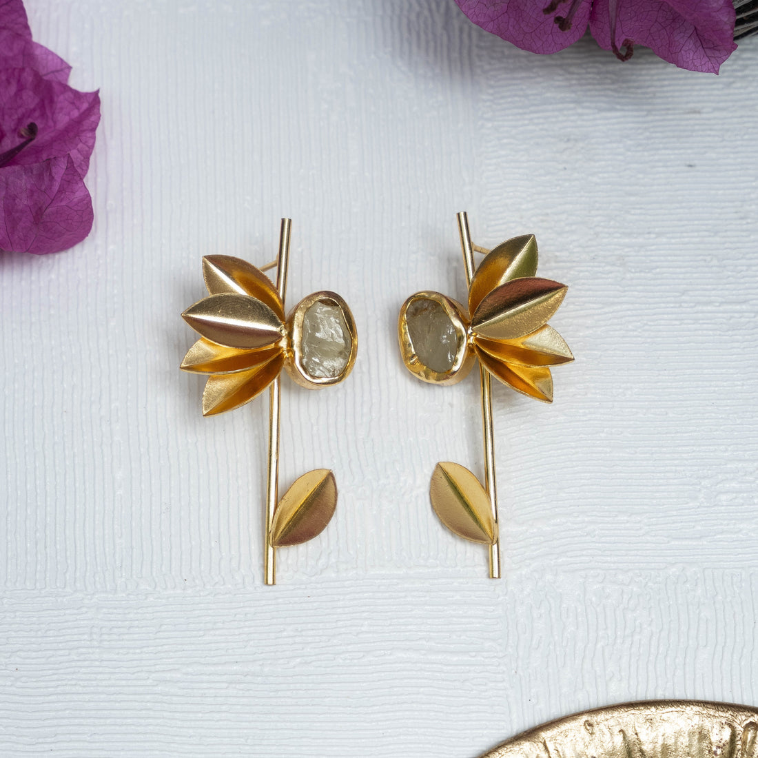 Hand Fan Earrings