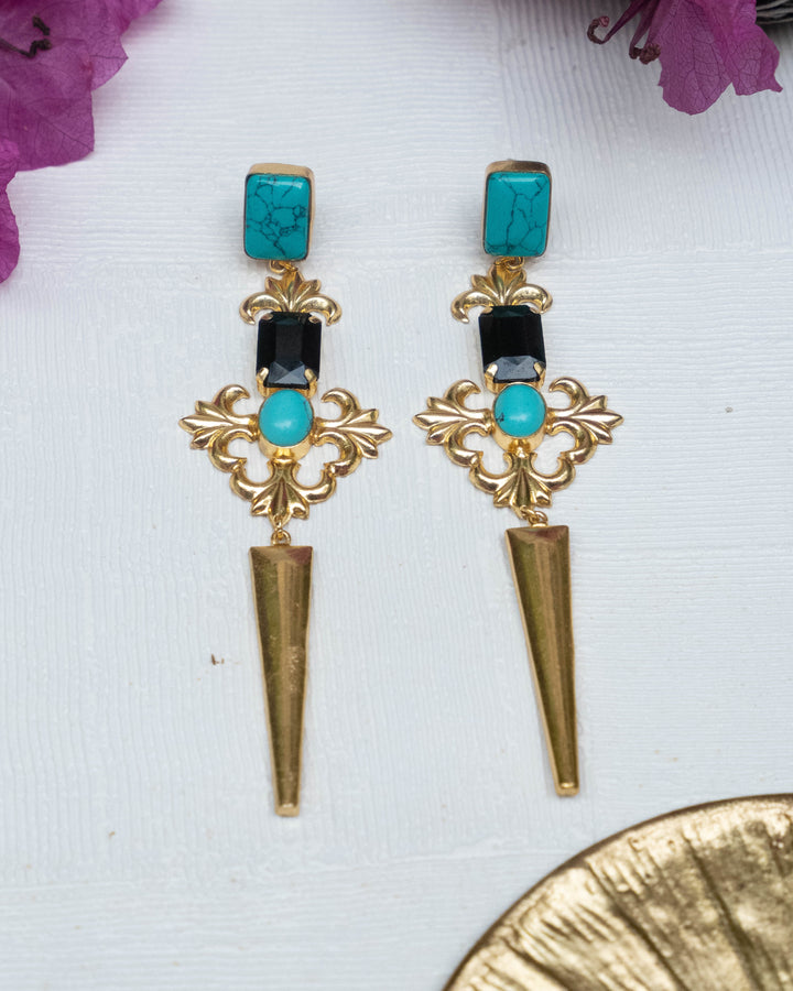 Turquoise Forest Fables Earrings