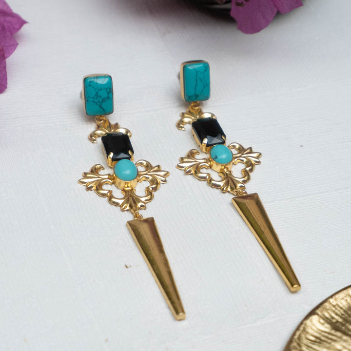 Turquoise Forest Fables Earrings