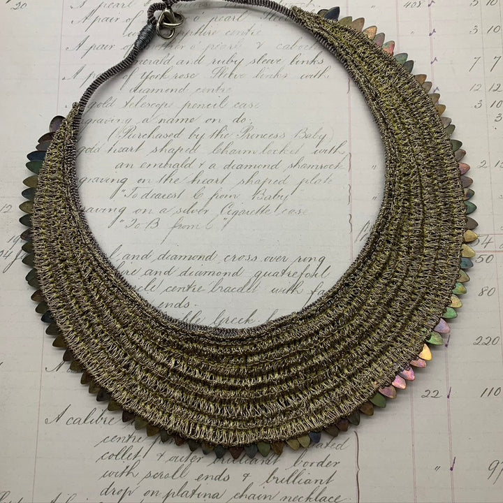 Eiderdown Antique Rainbow Necklace