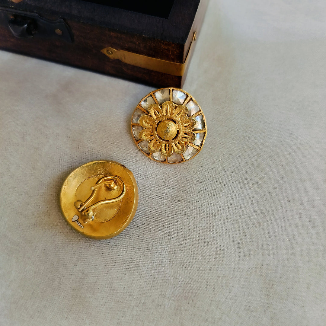 Sunbloom Silver Studs