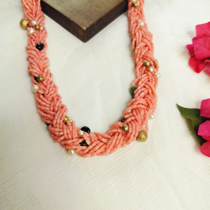 Coral Weave Necklace