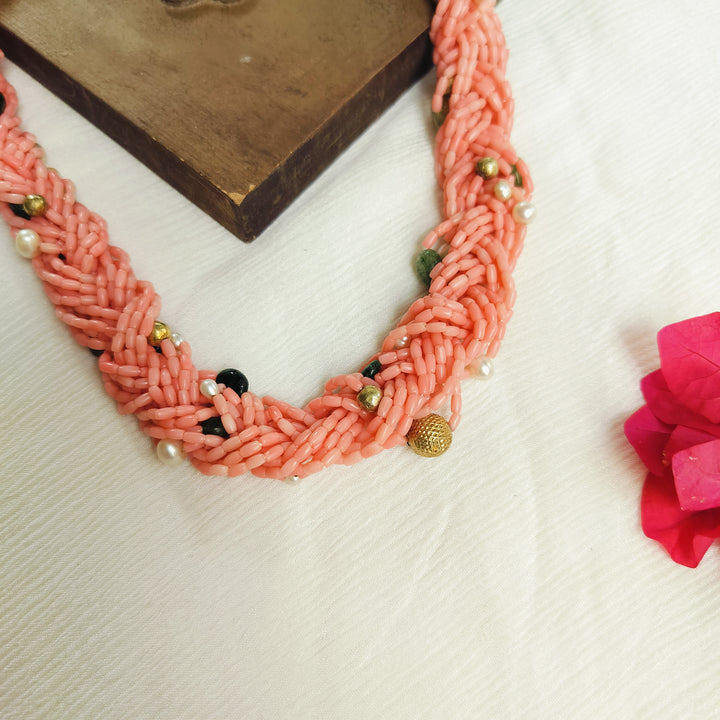 Coral Weave Necklace