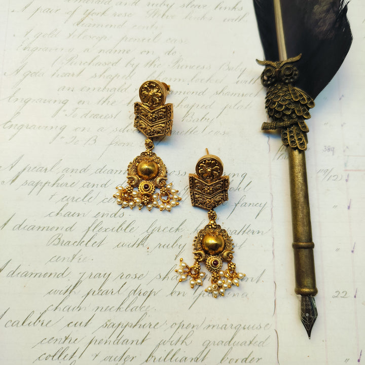 Royal Cascade Pearl Earrings