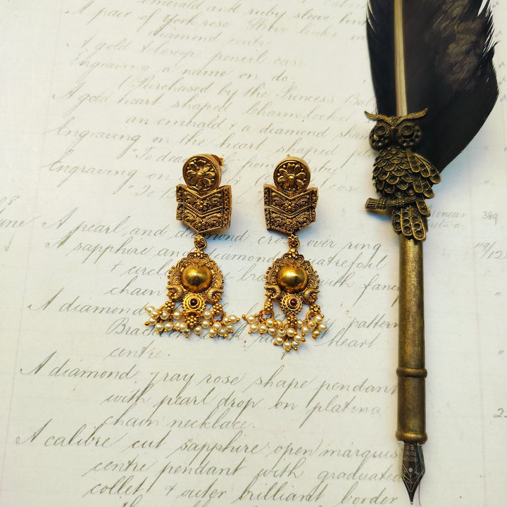 Royal Cascade Pearl Earrings