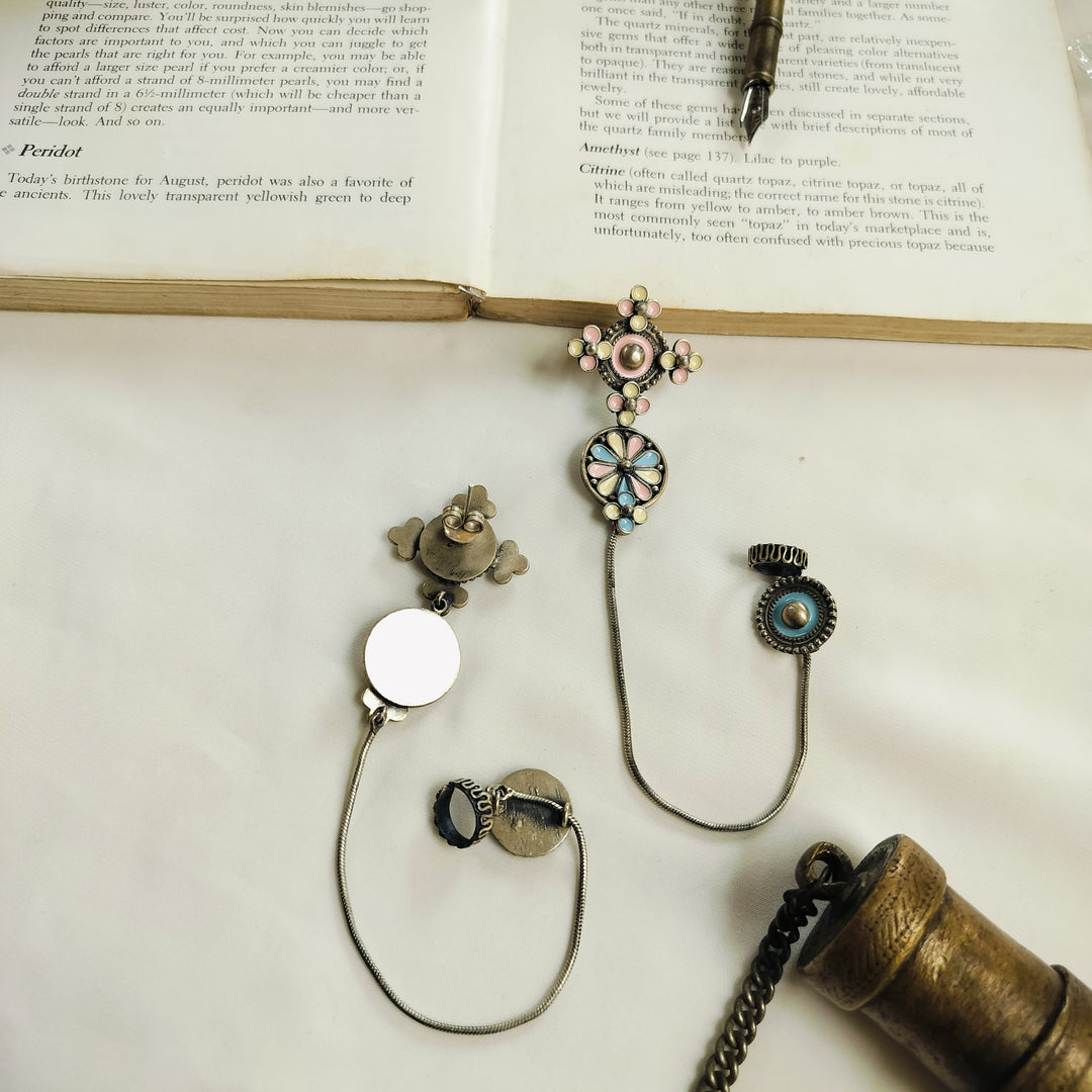 Kavya Silver Earrings