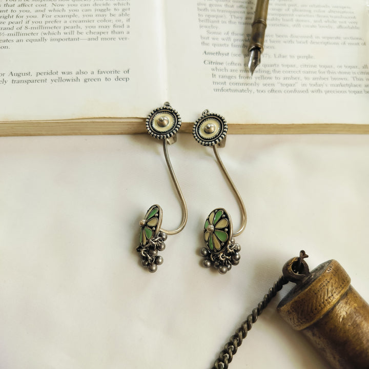 Nitya Silver Earrings