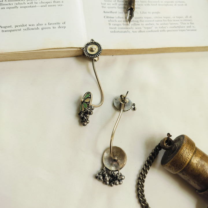 Nitya Silver Earrings