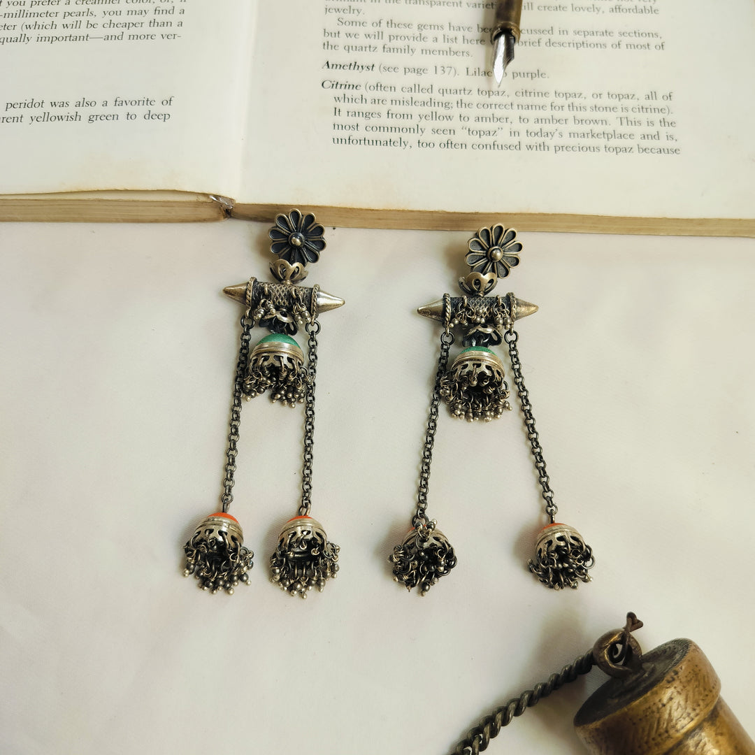 Riya Silver Earrings