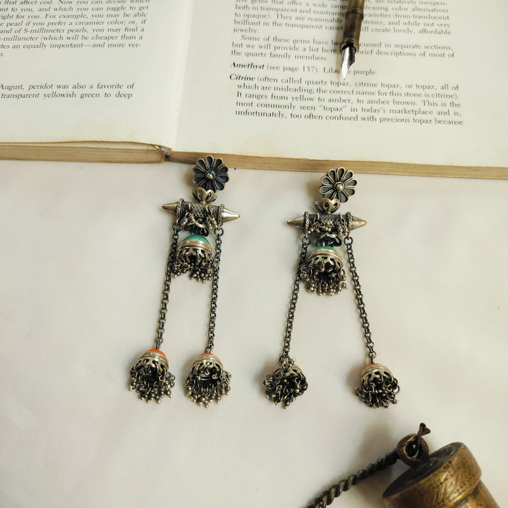 Riya Silver Earrings