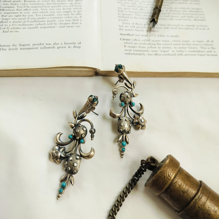 Diya Silver Earrings