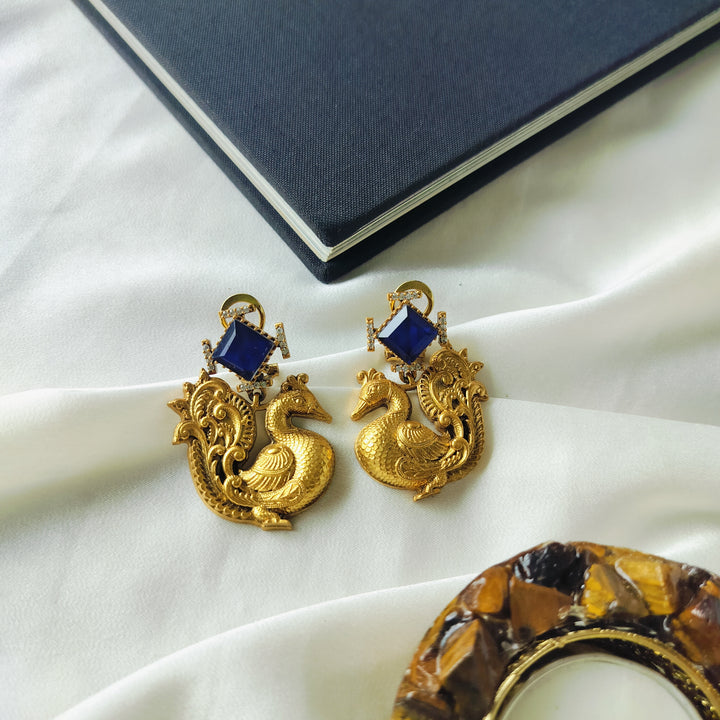 Aarohi Silver Earrings