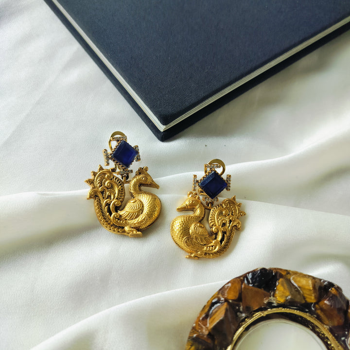 Aarohi Silver Earrings