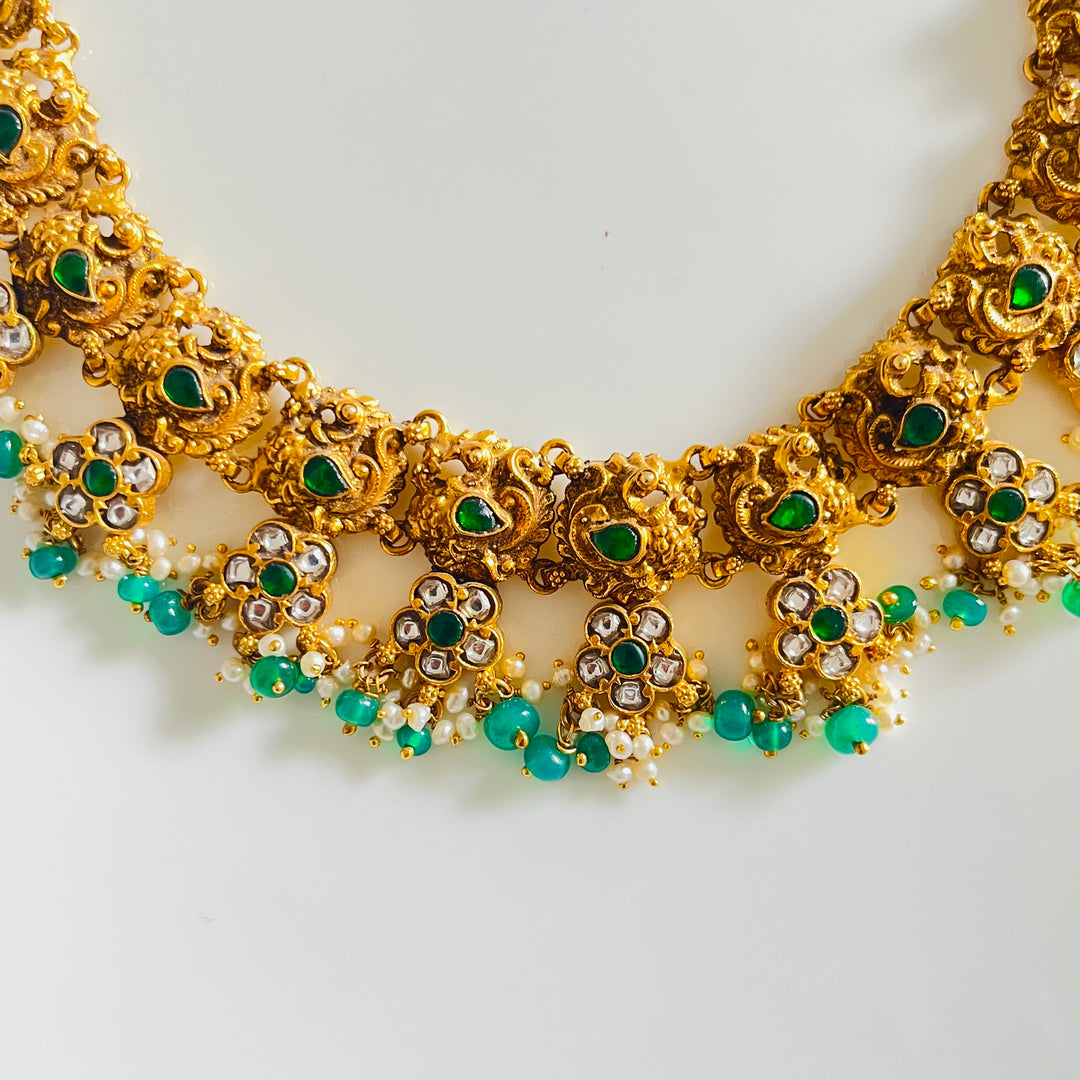 Emerald Blossom Necklace
