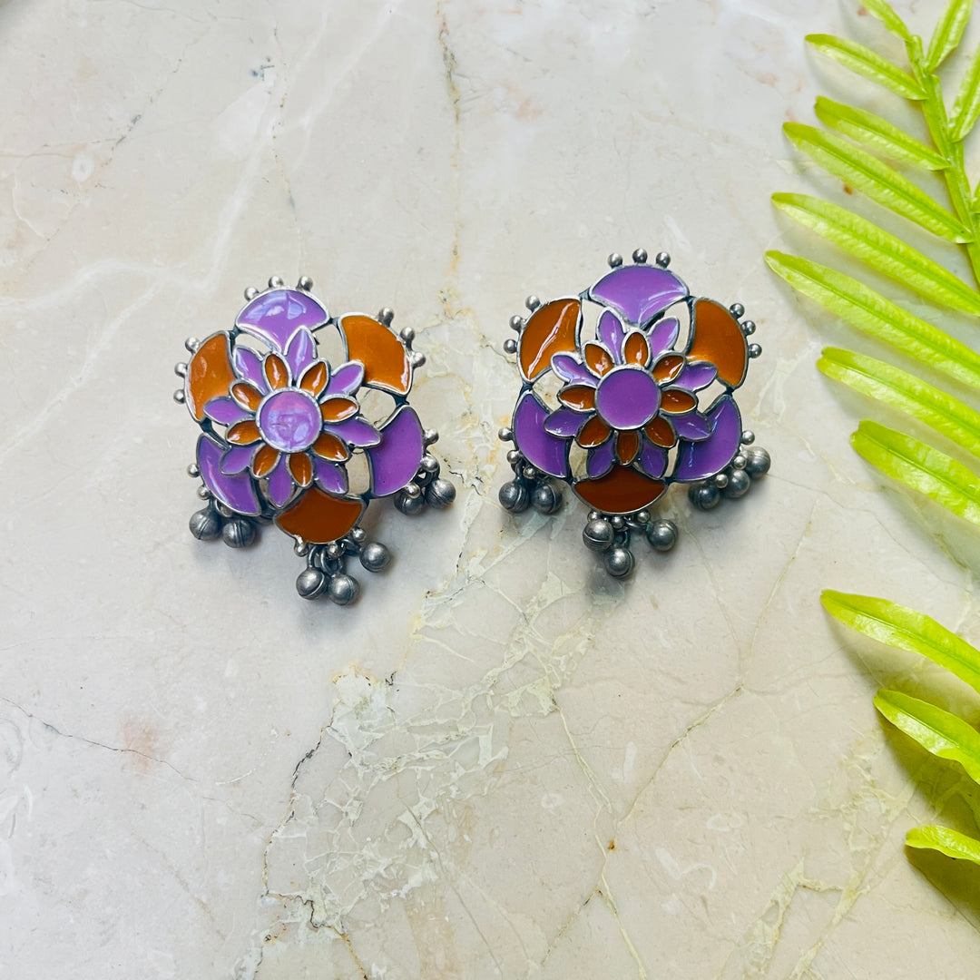 Rajwadi Siilver Earrings