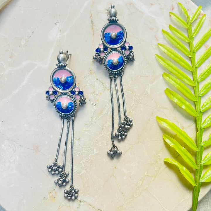 Sitaara Silver Earrings