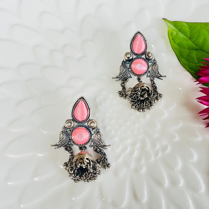Shringar Silver Earrings