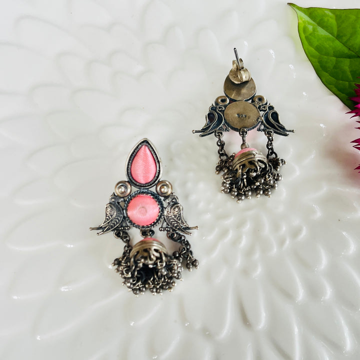 Shringar Silver Earrings