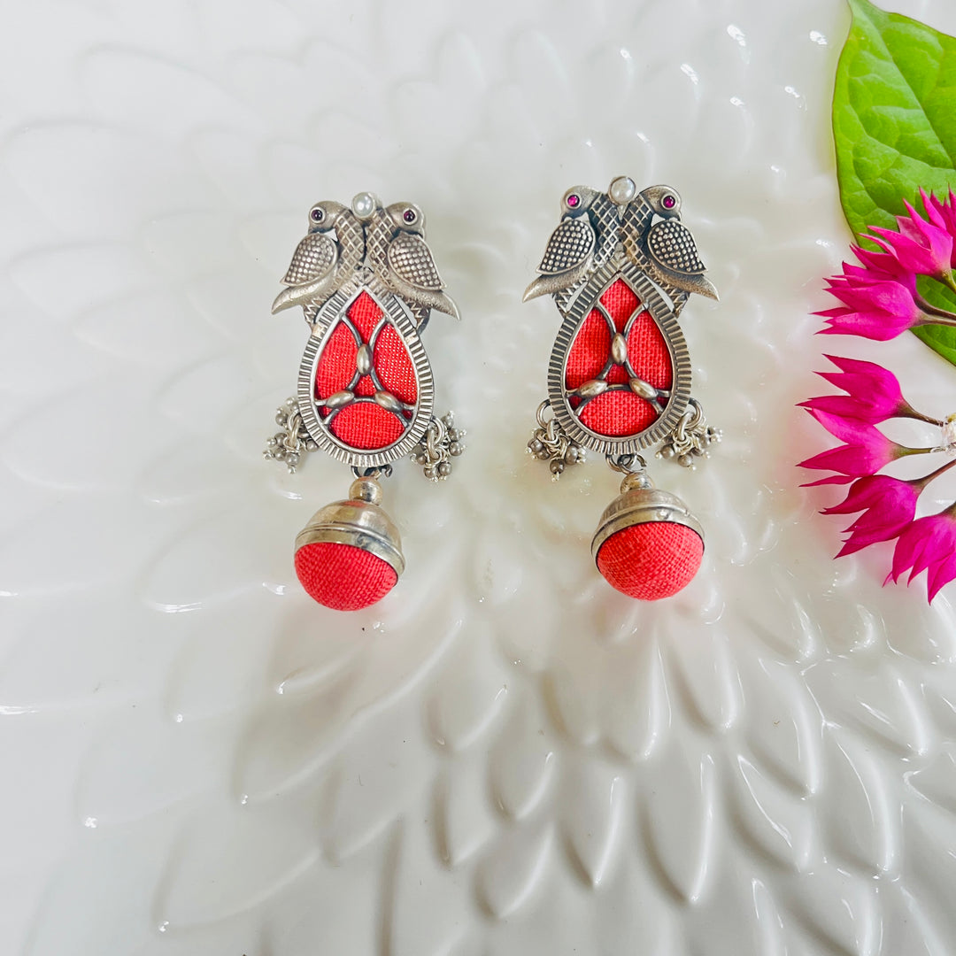 Padma Silver Earrings