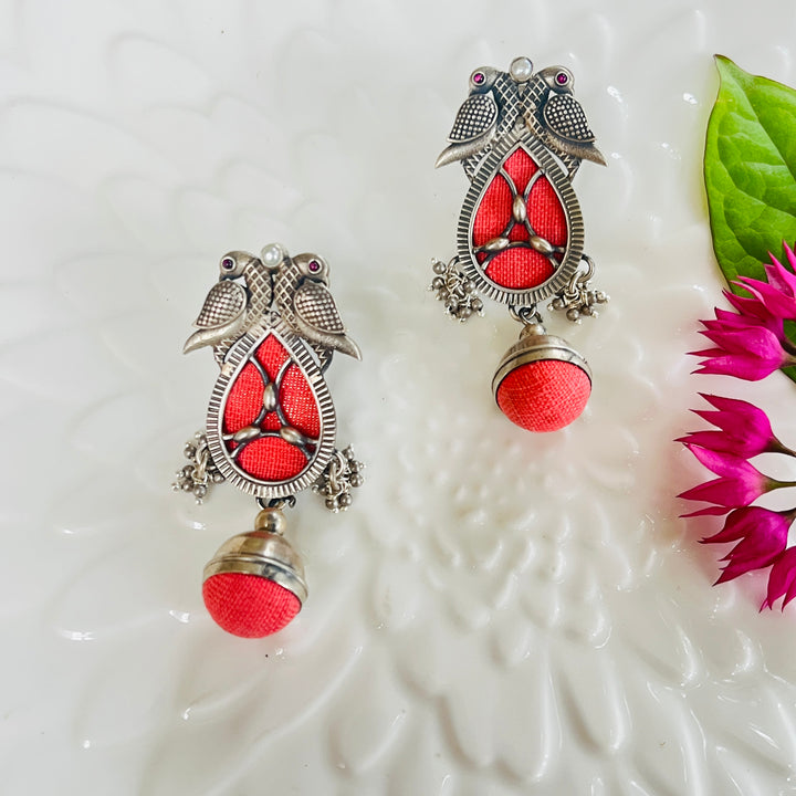 Padma Silver Earrings