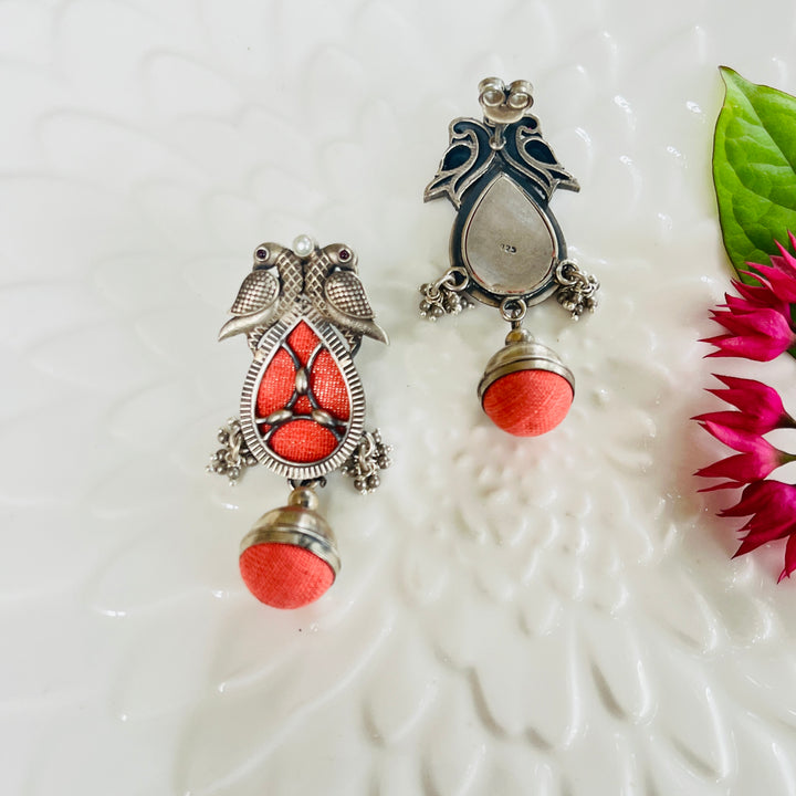 Padma Silver Earrings