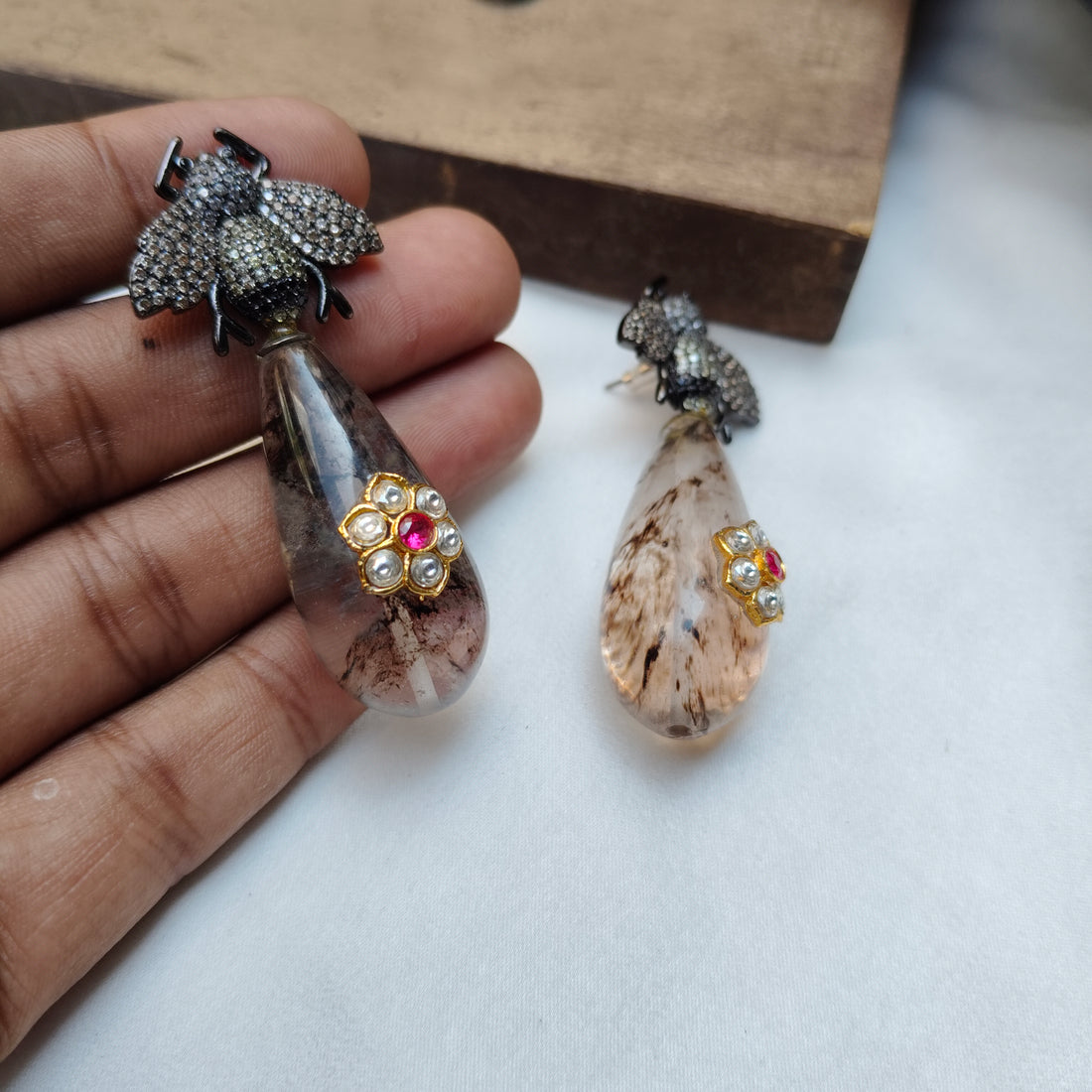 Crystal Cascades Earrings