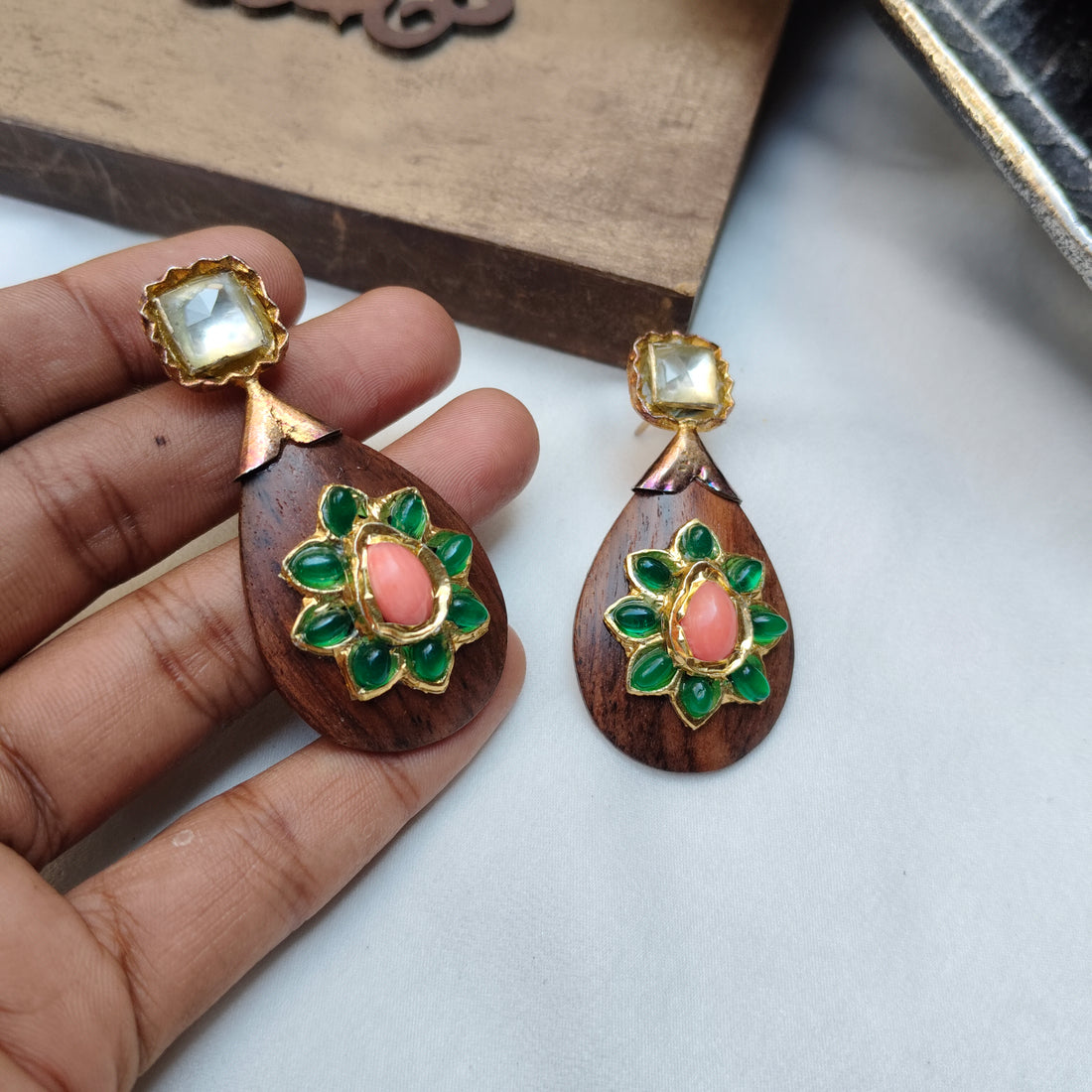 Emerald Elegance Earrings