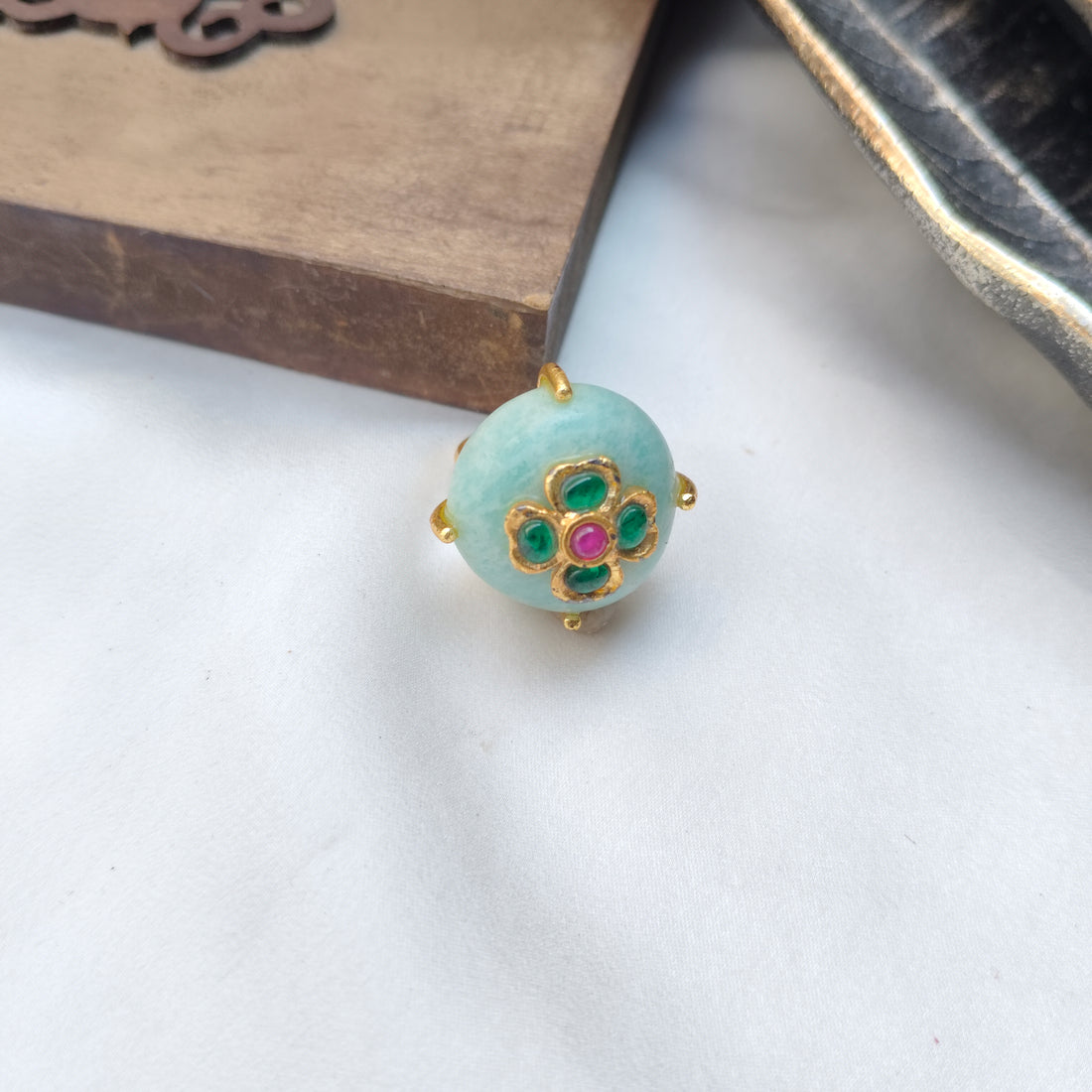 Turquoise Bloom Ring