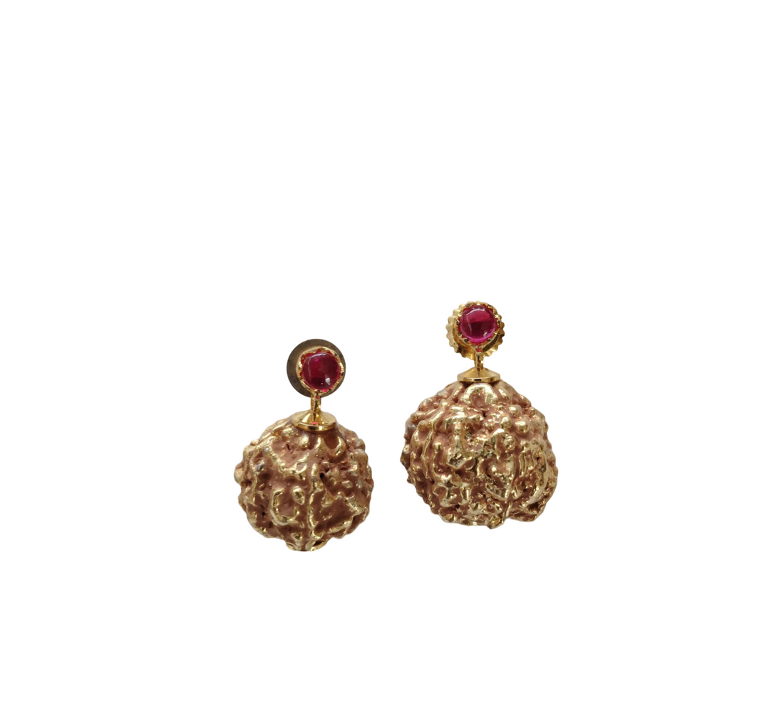 Floral Gold Earrings