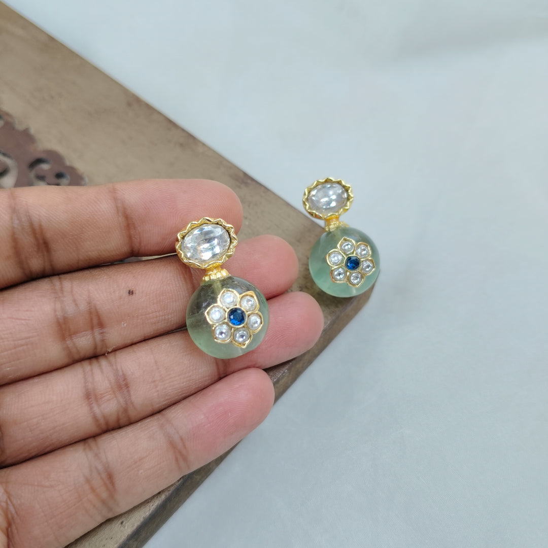 Emerald Bloom Earrings