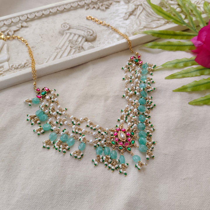 Emerald Royale Silver Necklace