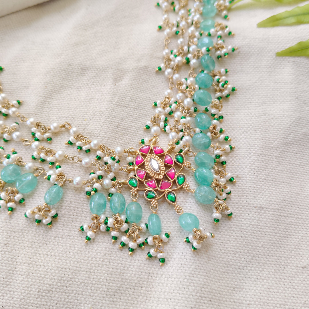 Emerald Royale Silver Necklace