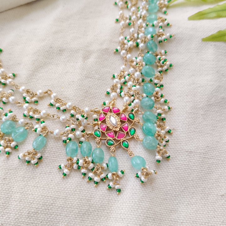 Emerald Royale Silver Necklace