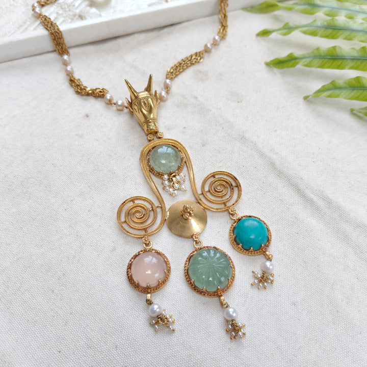 Veda Naga Silver Necklace