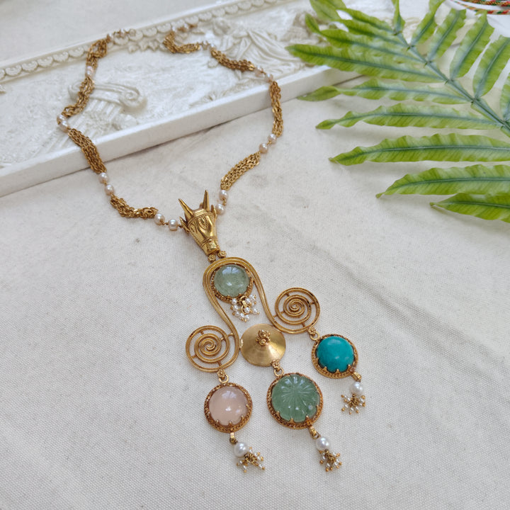 Veda Naga Silver Necklace