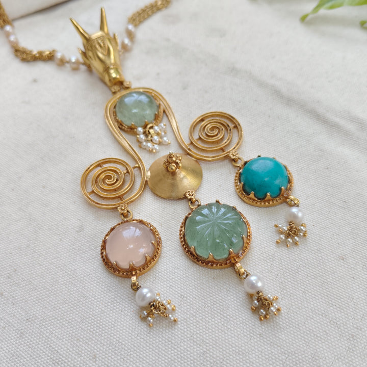 Veda Naga Silver Necklace